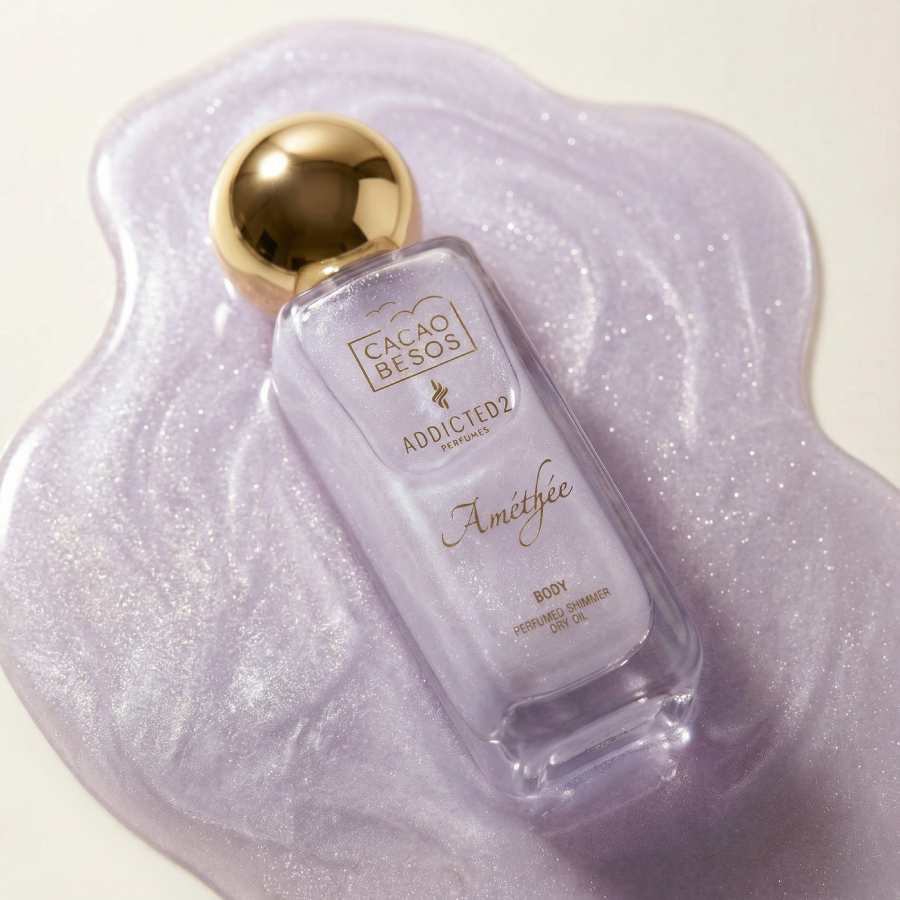 Améthée Парфюмно сухо олио за тяло със сияен ефект