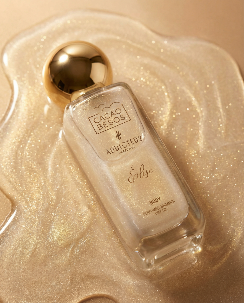 Elise Парфюмно сухо олио за тяло със сияен ефект
