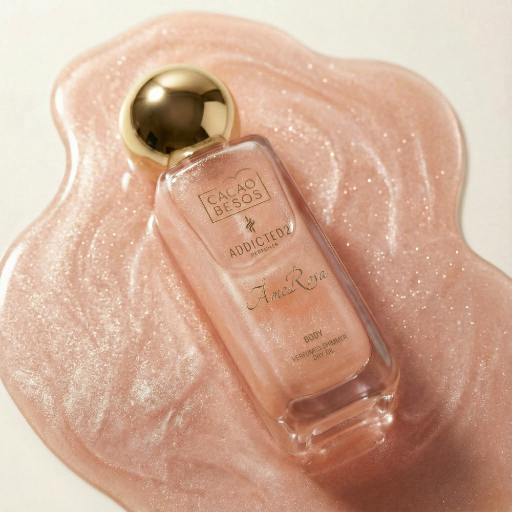 AmeRosa Парфюмно сухо олио за тяло със сияен ефект